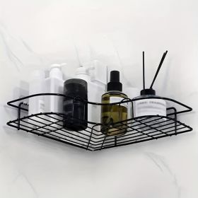 1pc Wall Mounted Bathroom Shelf, Shower Caddy Rack, No Punching Triangle Storage Rack For Bathroom Kitchen, Bathroom Accessories 1pc Wall Mounted Bathroom Shelf, Shower Caddy Rack, No Punching Triangle Storage Rack For Bathroom Kitchen, Bathroom Accessories